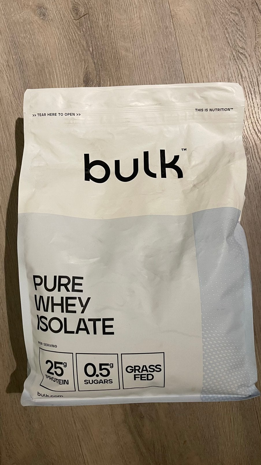 Proteine poeder Bulk Pure Whey Isolate 2,5kg, Ophalen of Verzenden, Nieuw, Poeder of Drank