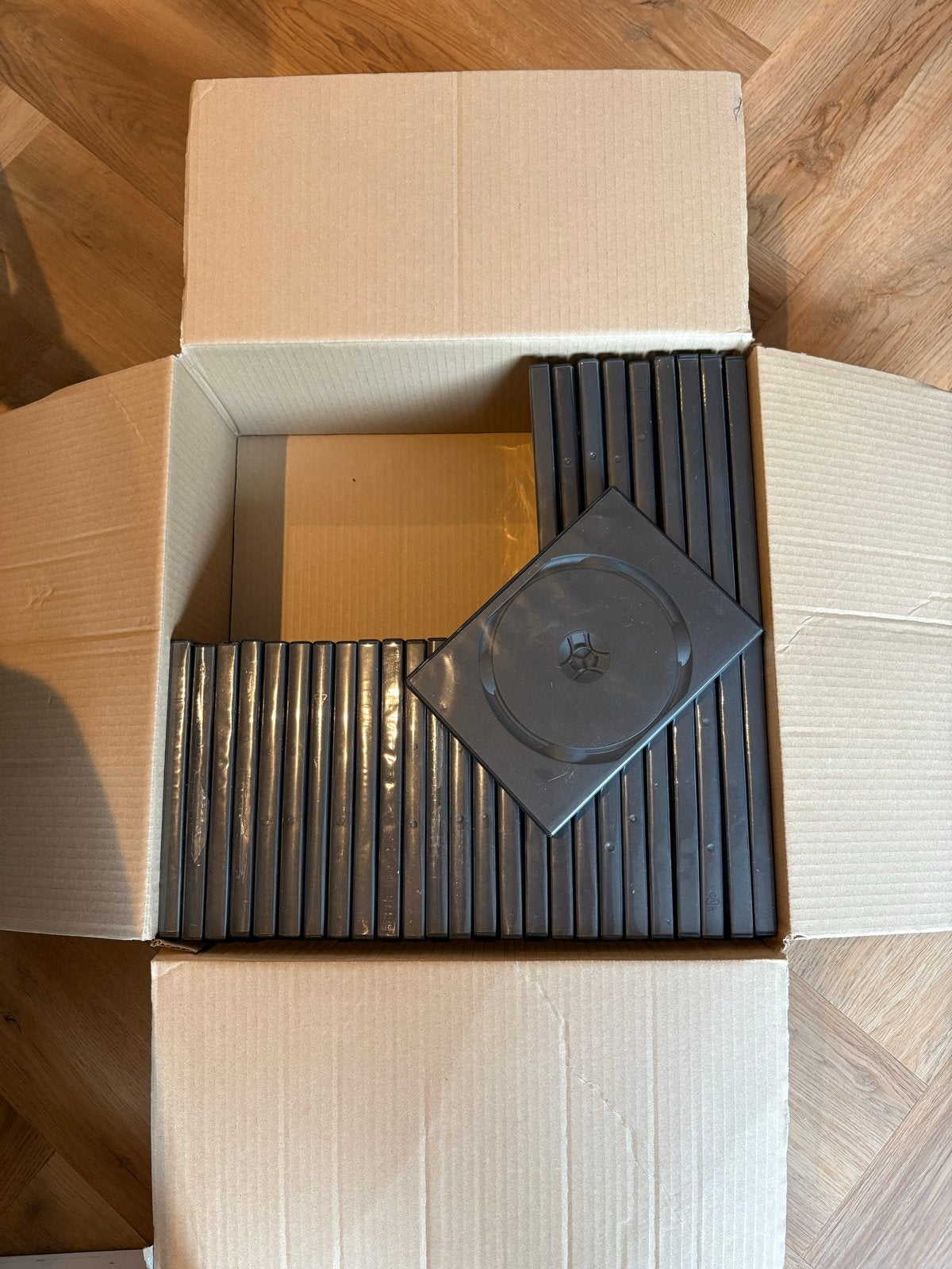 35 lege DVD-hoesjes, Cd's en Dvd's, Ophalen of Verzenden, Gebruikt