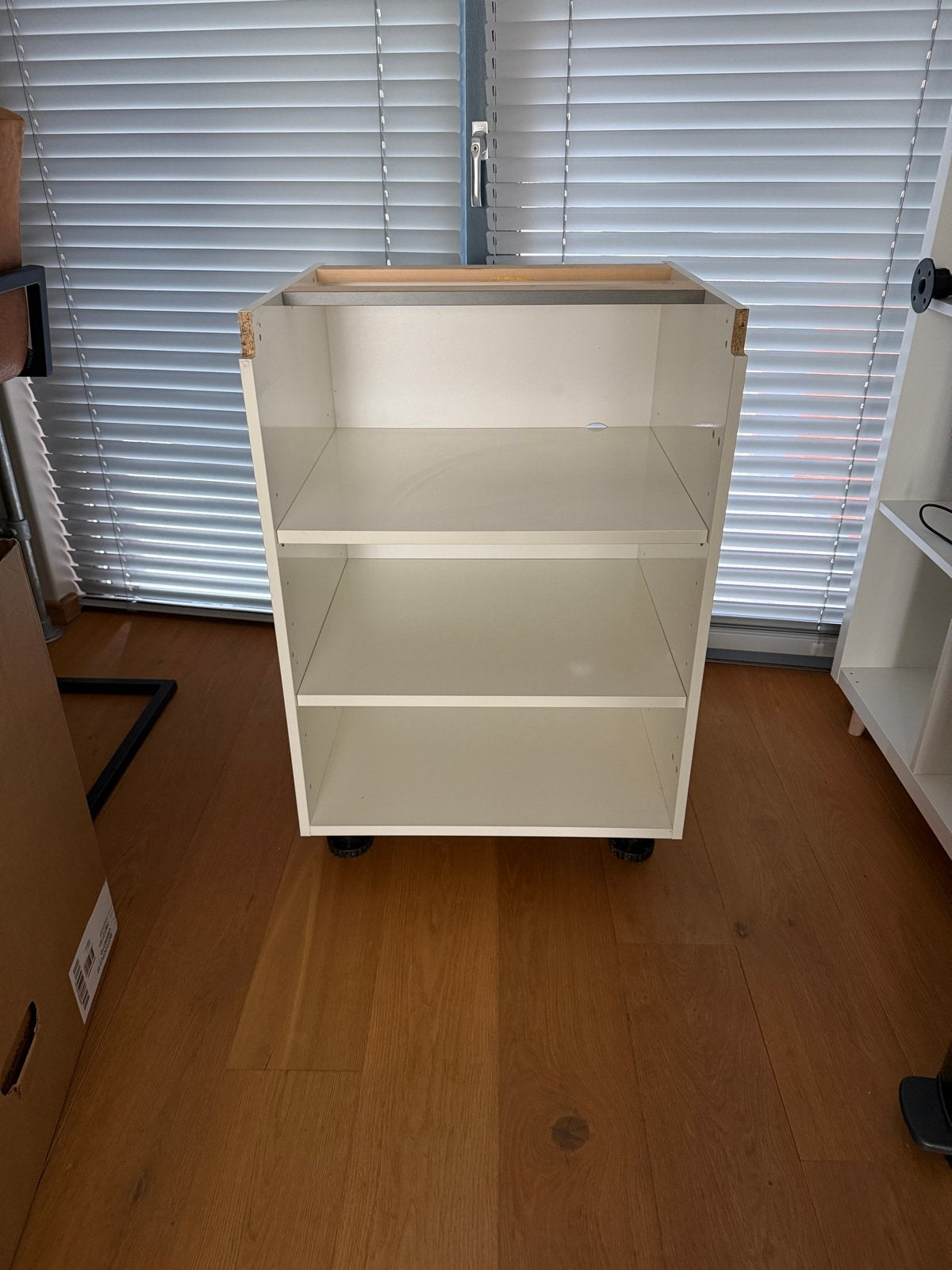 Witte Keukenonderbouw Kast 78x60x55,5cm met stelpoten, Ophalen, Gebruikt, Wit, 50 tot 100 cm