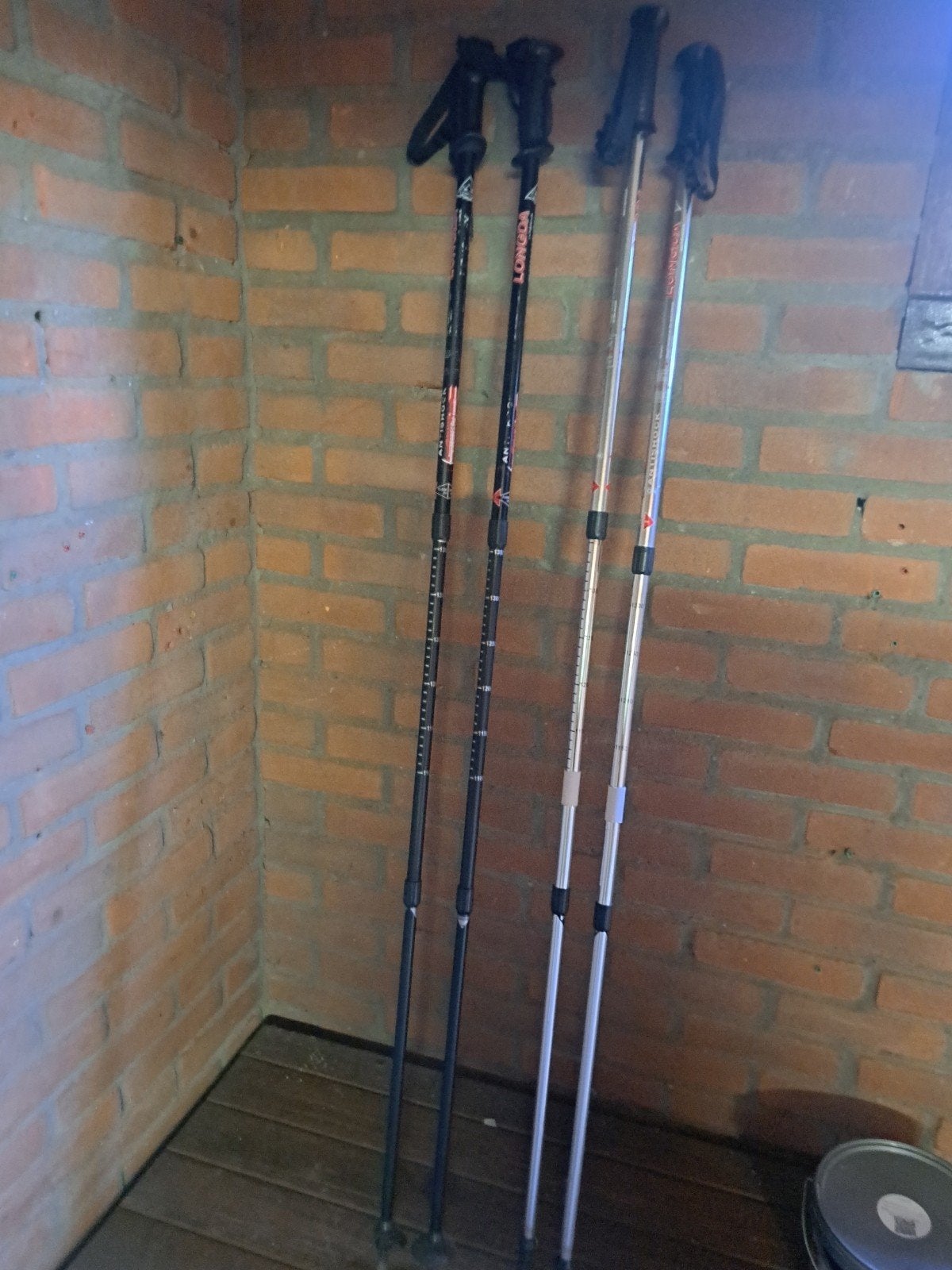 2 paar nordic walking stokken  gaan tot 135 cm, Ophalen, Wandelstok