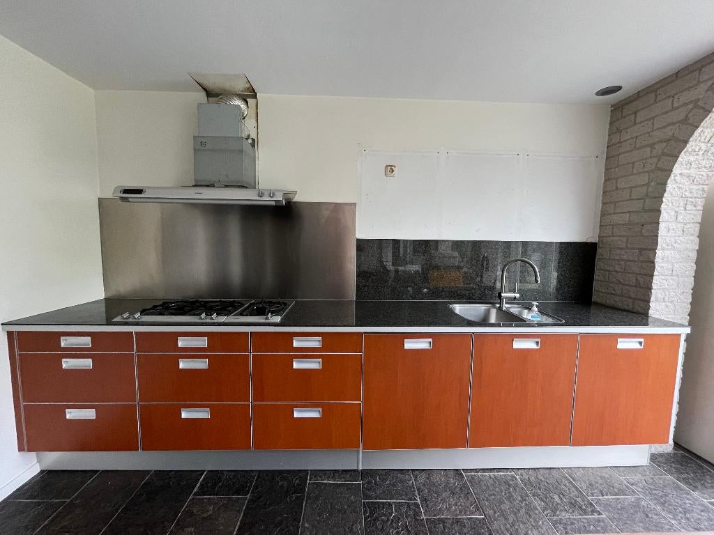 keuken, Ophalen, Gebruikt, Grijs, 200 cm of meer