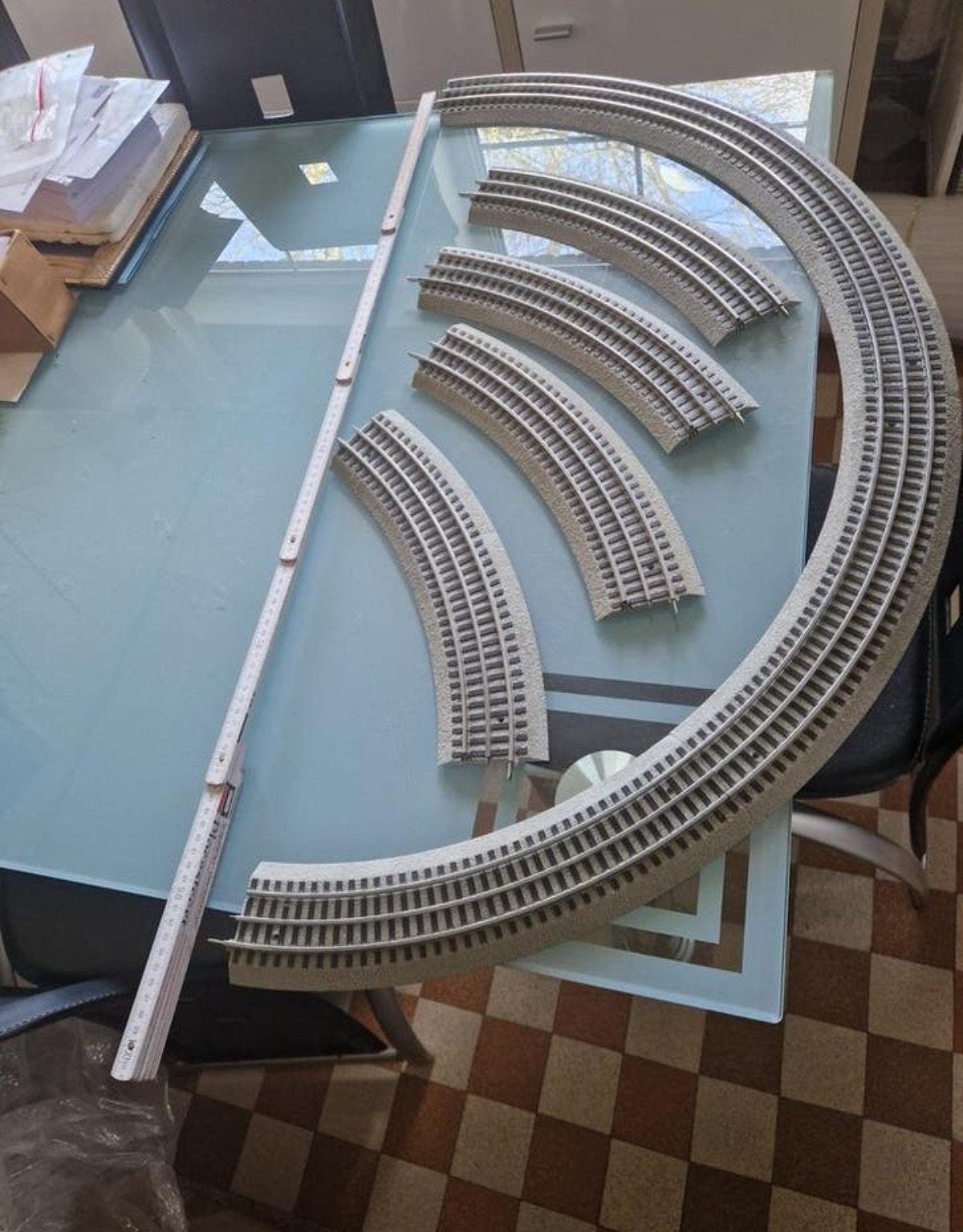 Spoor 0 fastrack, Ophalen of Verzenden, Gelijkstroom, Rails, Overige merken