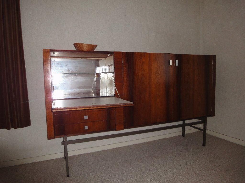 kast, Huis en Inrichting, Kasten | Kledingkasten, Gebruikt, Design, Teakhout, Ophalen of Verzenden
