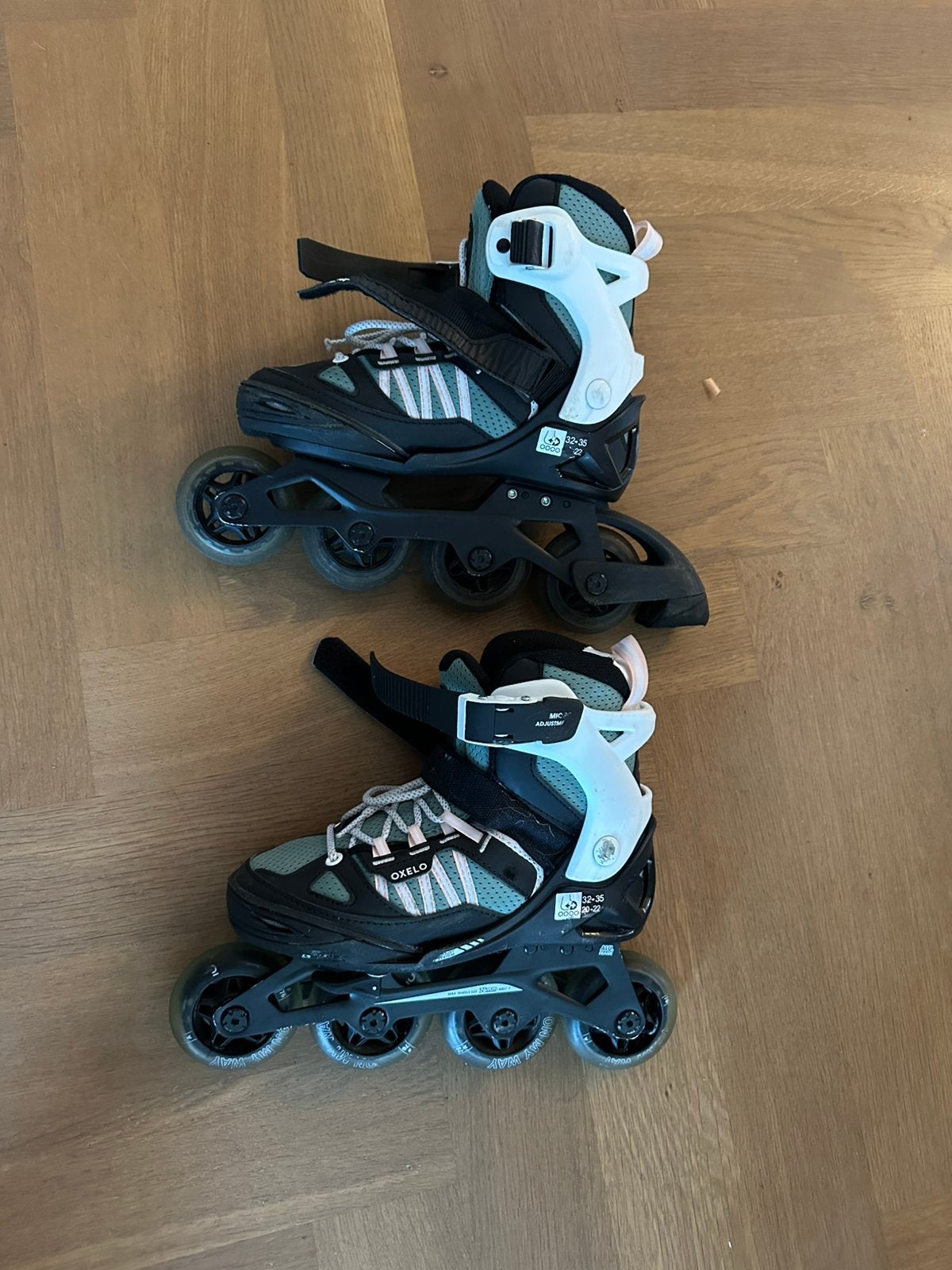 Oxelo verstelbare kinder skeelers 32-35, Kinderen, Inline skates 4 wielen, Ophalen, Overige merken