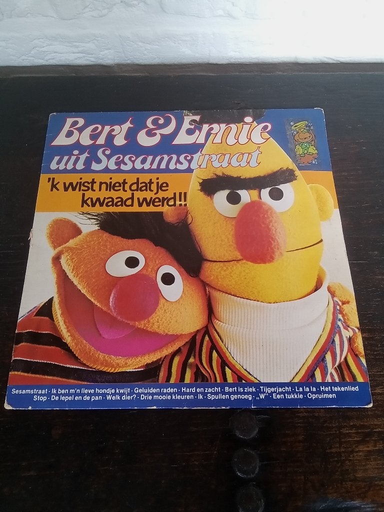 Bert en Ernie Sesamstraat lp, Cd's en Dvd's, Ophalen of Verzenden, Gebruikt, 12 inch