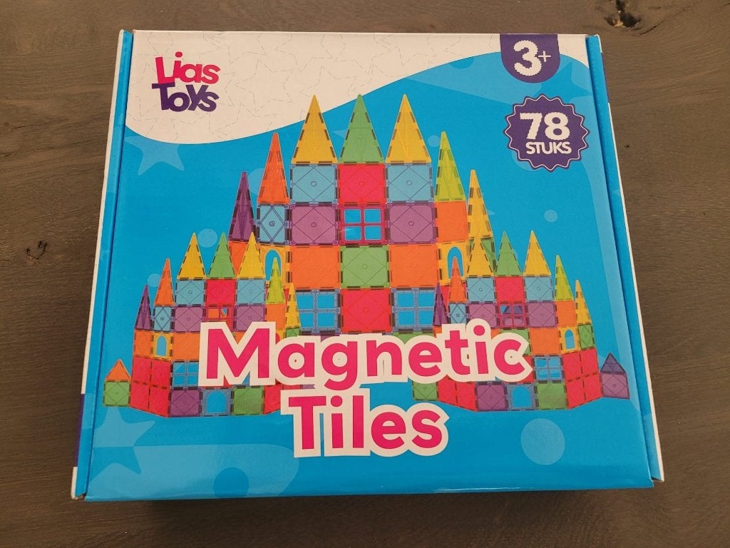 Lias Toys Magnetic Tiles - 78 Stuks, Overige merken, Onbekend@example.com, Nieuw, Ophalen of Verzenden