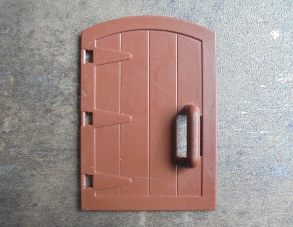 Lego Duplo D/W Pane Castle 1x4x4 with Handle (zie foto's) 2, Ophalen of Verzenden, Gebruikt, Losse stenen, Duplo