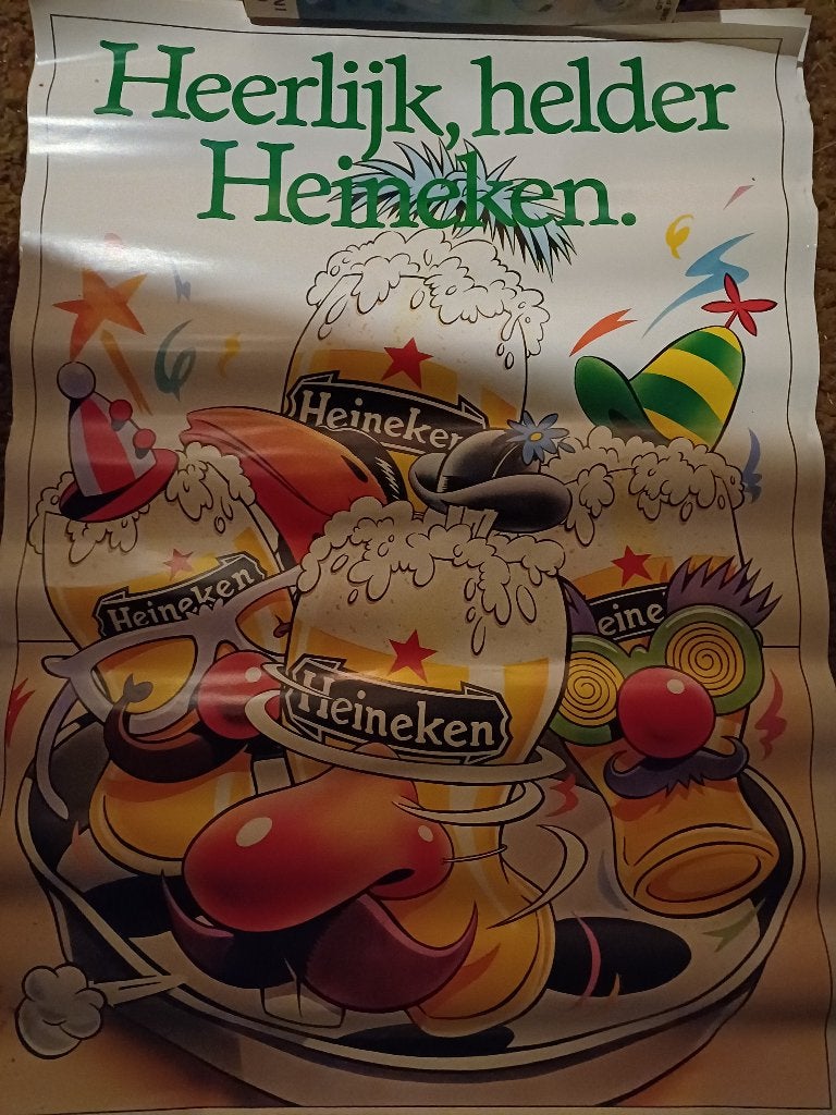 Poster, Ophalen, Deurposter of groter, Rechthoekig Liggend, Zo goed als nieuw