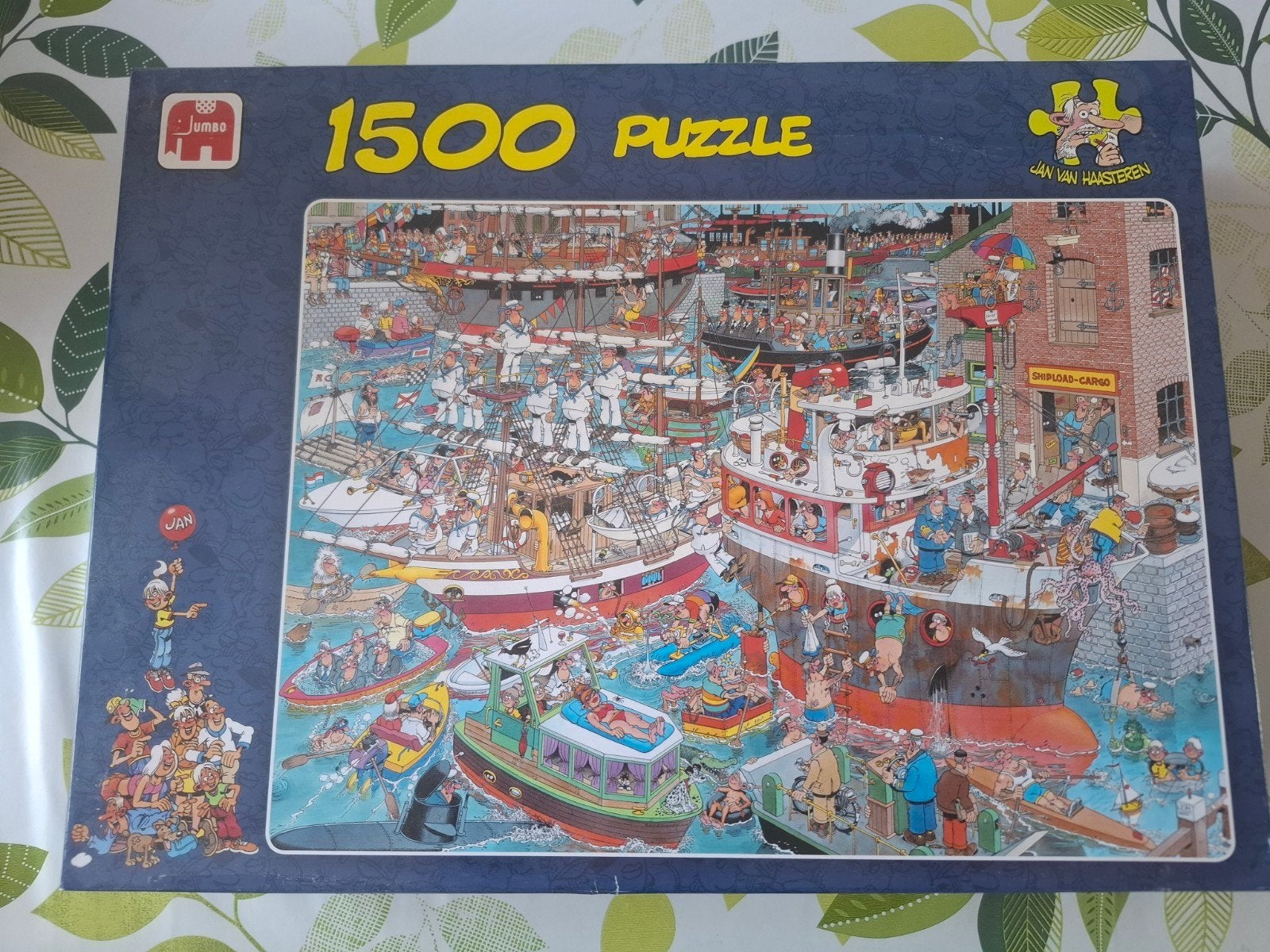 Legpuzzel van Haasteren, 02065/crazy harbour, 1500 stukjes, Ophalen, 500 t/m 1500 stukjes, Zo goed als nieuw, Legpuzzel