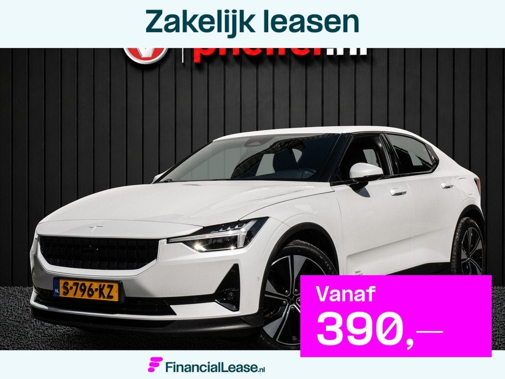 Polestar 2 Long Range Single Motor 78 kWh SOH 92% Adapt. cru, Polestar 2, Stof, Gebruikt, Zwart