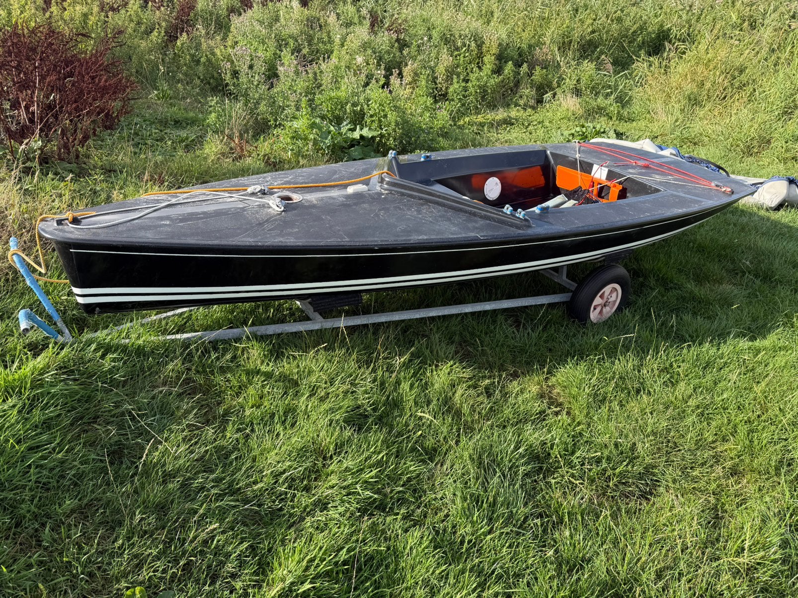 Splash romp (1568 uit 2003) en strandtrailer, Watersport en Boten, Ophalen, Gebruikt, Overige typen, Zeilboot