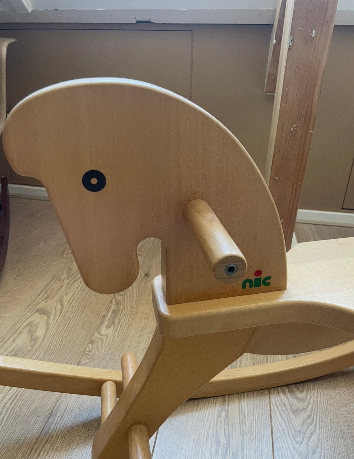 Houten schommelpaard van NIC, Ophalen, Gebruikt, Jongen of Meisje
