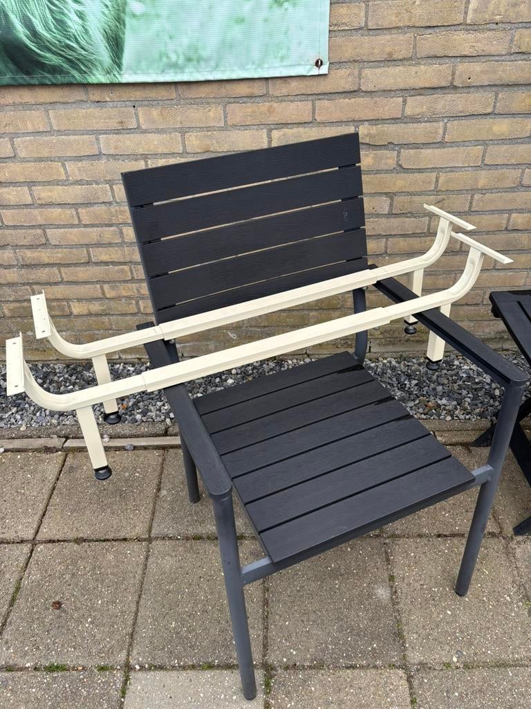 Metalen bedsteunen voor 1 persoons bed, Ophalen, Gebruikt, 90 cm, Eenpersoons