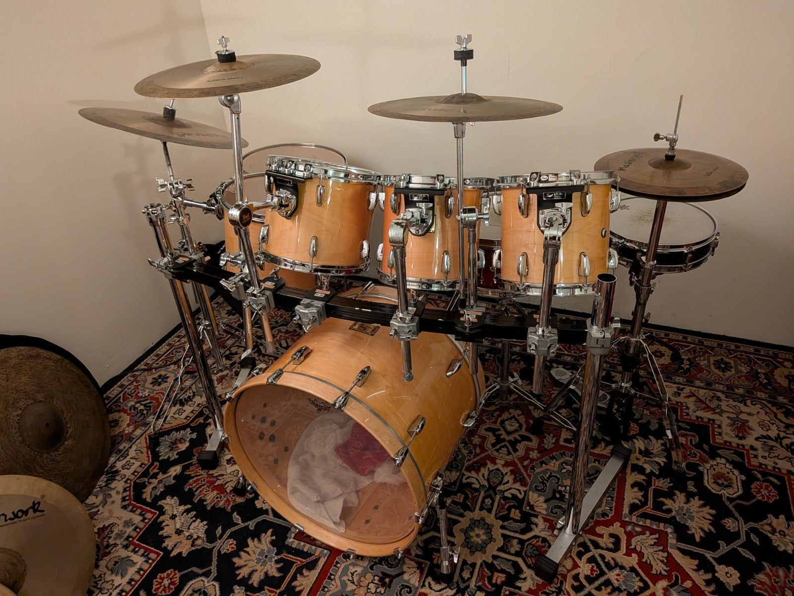 Vintage Pearl Master Custom Maple 90's, Muziek en Instrumenten, Drumstellen en Slagwerk, Zo goed als nieuw, Pearl, Ophalen