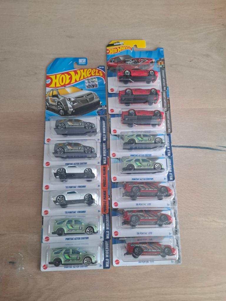 Hot Wheels Pontiac mainlines, Ophalen of Verzenden, Nieuw, Auto