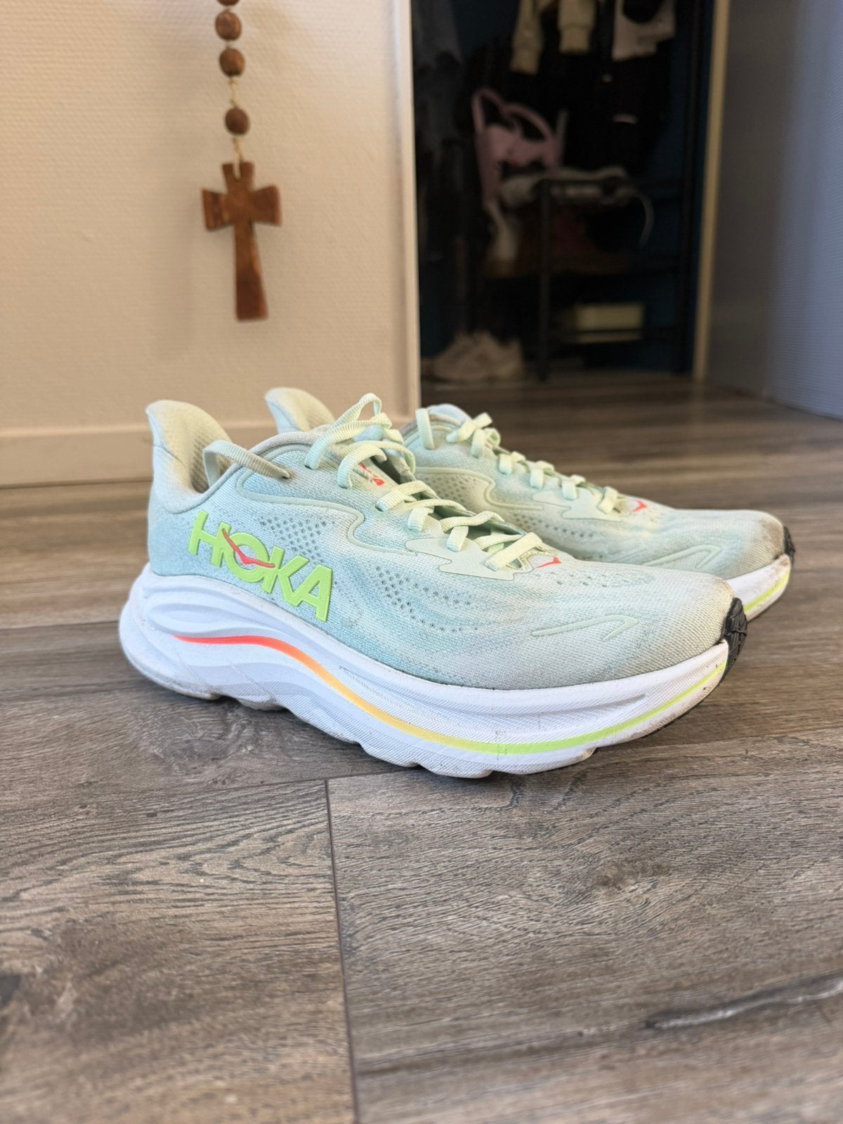 Hoka clifton 10, Sport en Fitness, Loopsport en Atletiek, Gebruikt, Hardloopschoenen, Hardlopen, Ophalen