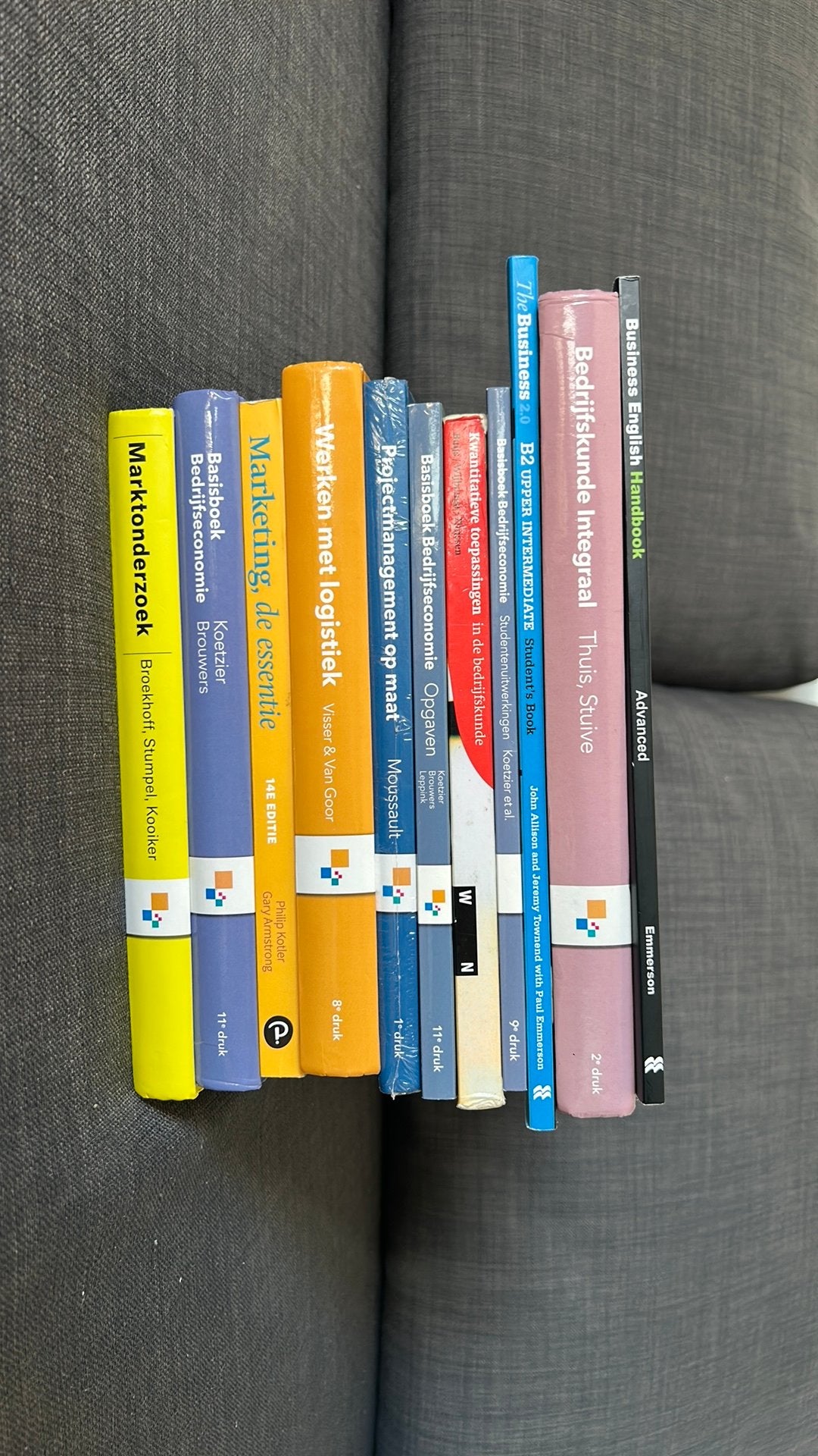 Boeken studie bedrijfskunde, Ophalen, Zo goed als nieuw