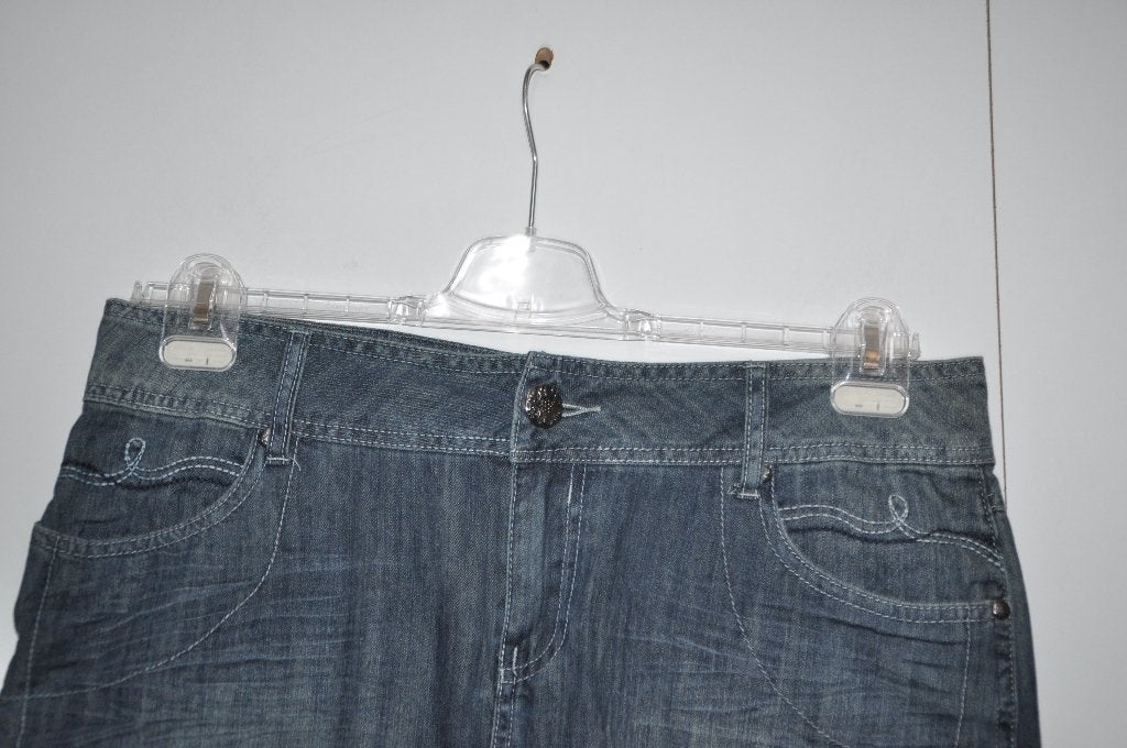 K24K Spijkerrok maat 42 Fitt Jeans Miss Etam, Kleding | Dames, Grote Maten, Ophalen of Verzenden, Zo goed als nieuw, Blauw, Rok