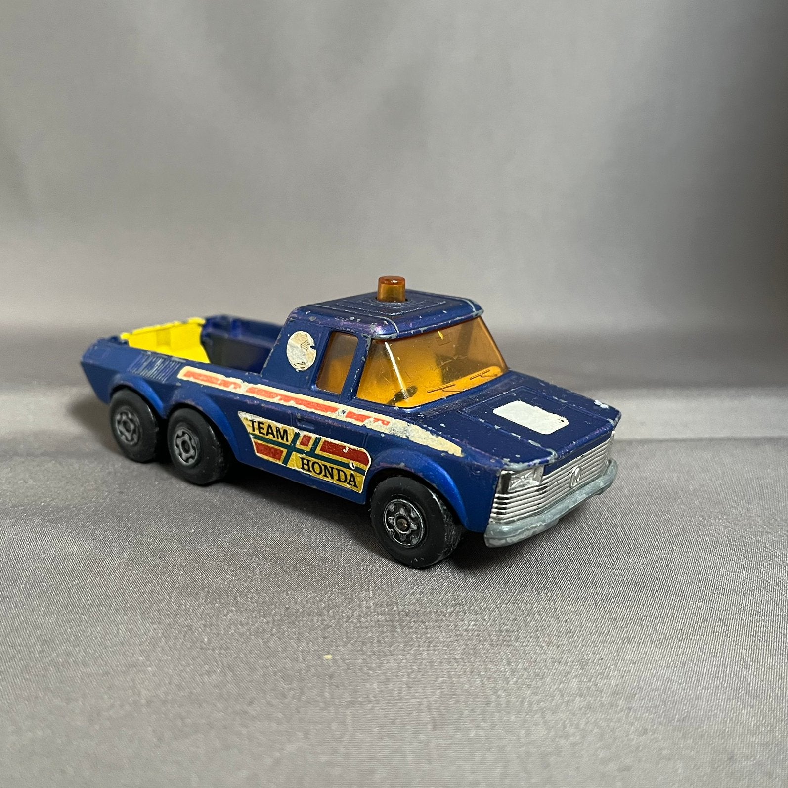 Vintage Matchbox Super Kings K-6/11 Pick-up Truck Team Honda, Ophalen of Verzenden, Auto