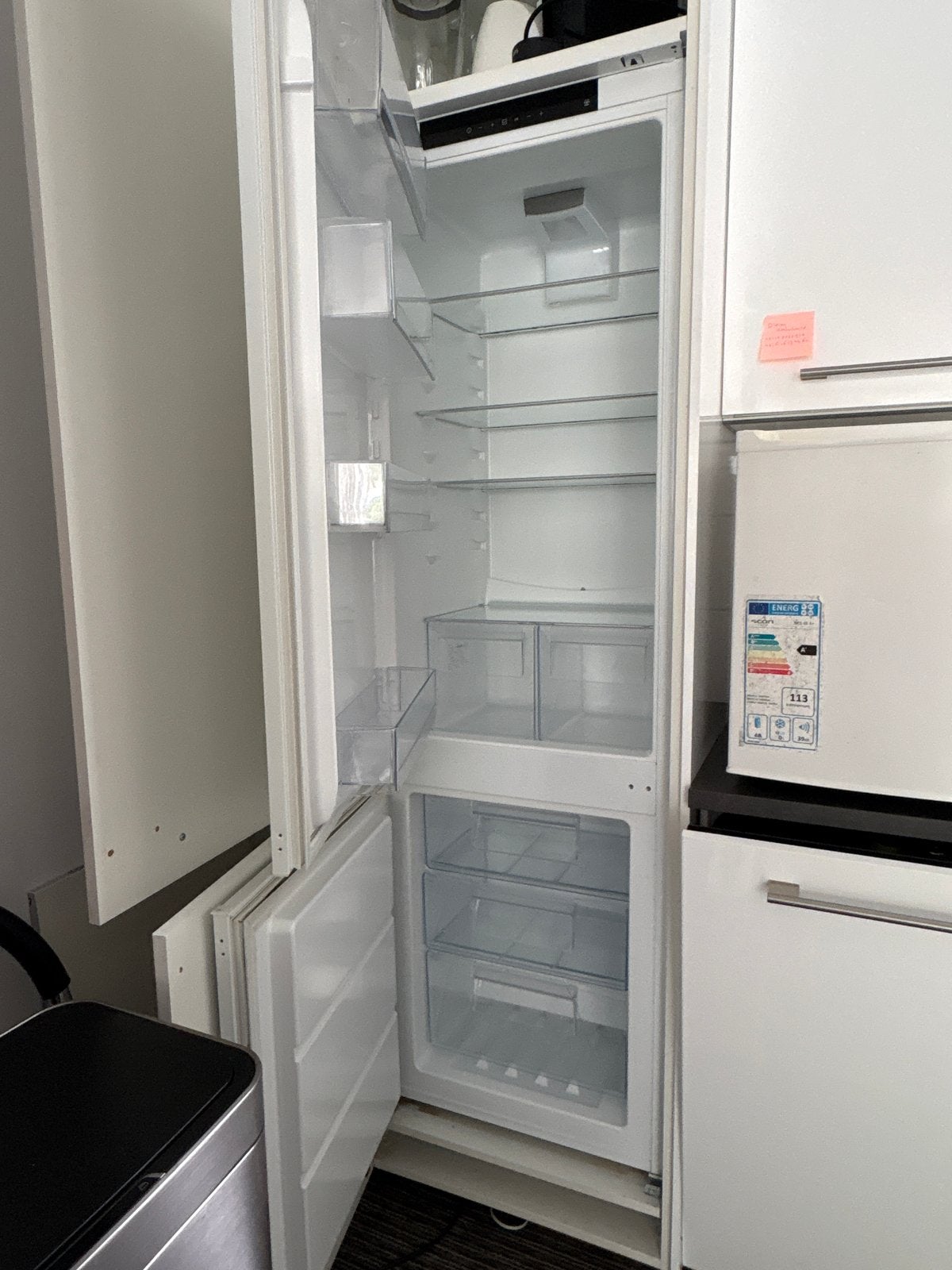 Ikea AEG Koelvriescombinatie - Koelt, vriezer defect, Witgoed en Apparatuur, Ophalen, Gebruikt, 200 liter of meer, 60 cm of meer