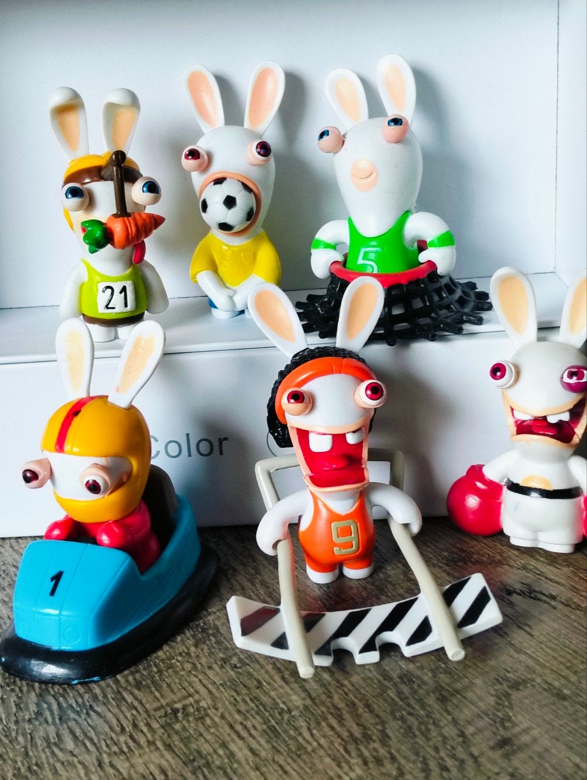 Raving Rabbids figuren - Set van 6, Ophalen of Verzenden, Zo goed als nieuw