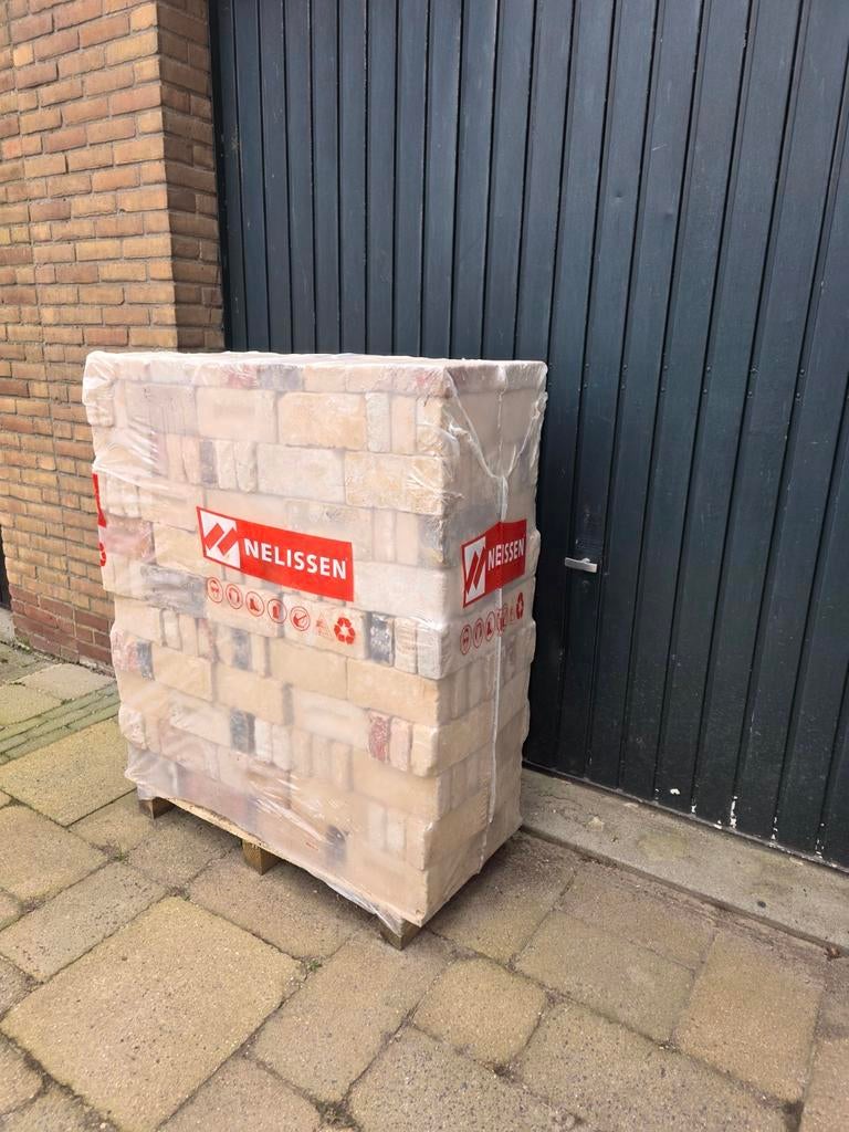 Palet getrommelde metselstenen., Verzenden, Nieuw, Bakstenen