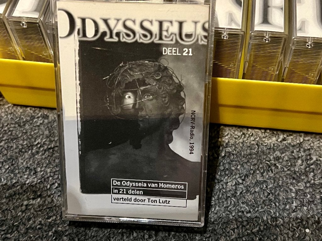 De Odyssee van Homeros - NCRV-Radio 1994 (21 delen), Overige genres, Zo goed als nieuw, Voorbespeeld, Met bewaardoos, rek of koffer