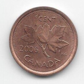 Canada 1 cent 2006 KM# 490 RCM (1), Postzegels en Munten, Munten | Amerika, Losse munt, Noord-Amerika, Verzenden