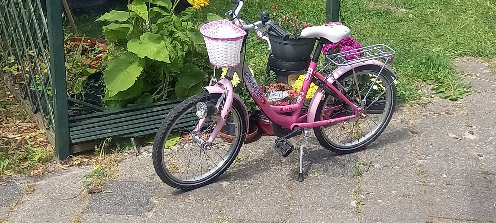 Meisjesfiets, roze., Ophalen, Gebruikt, 24 inch