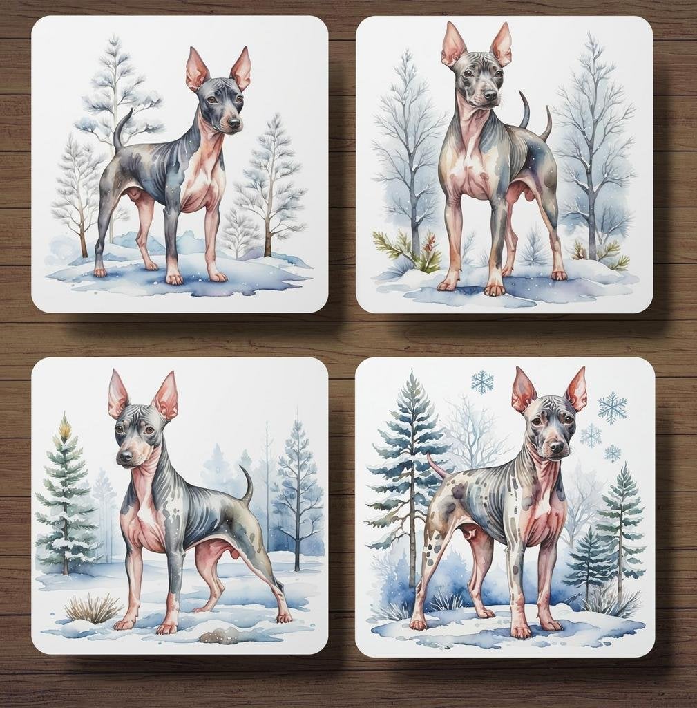 American Hairless Winter onderzetters met houder, Ophalen of Verzenden, Nieuw