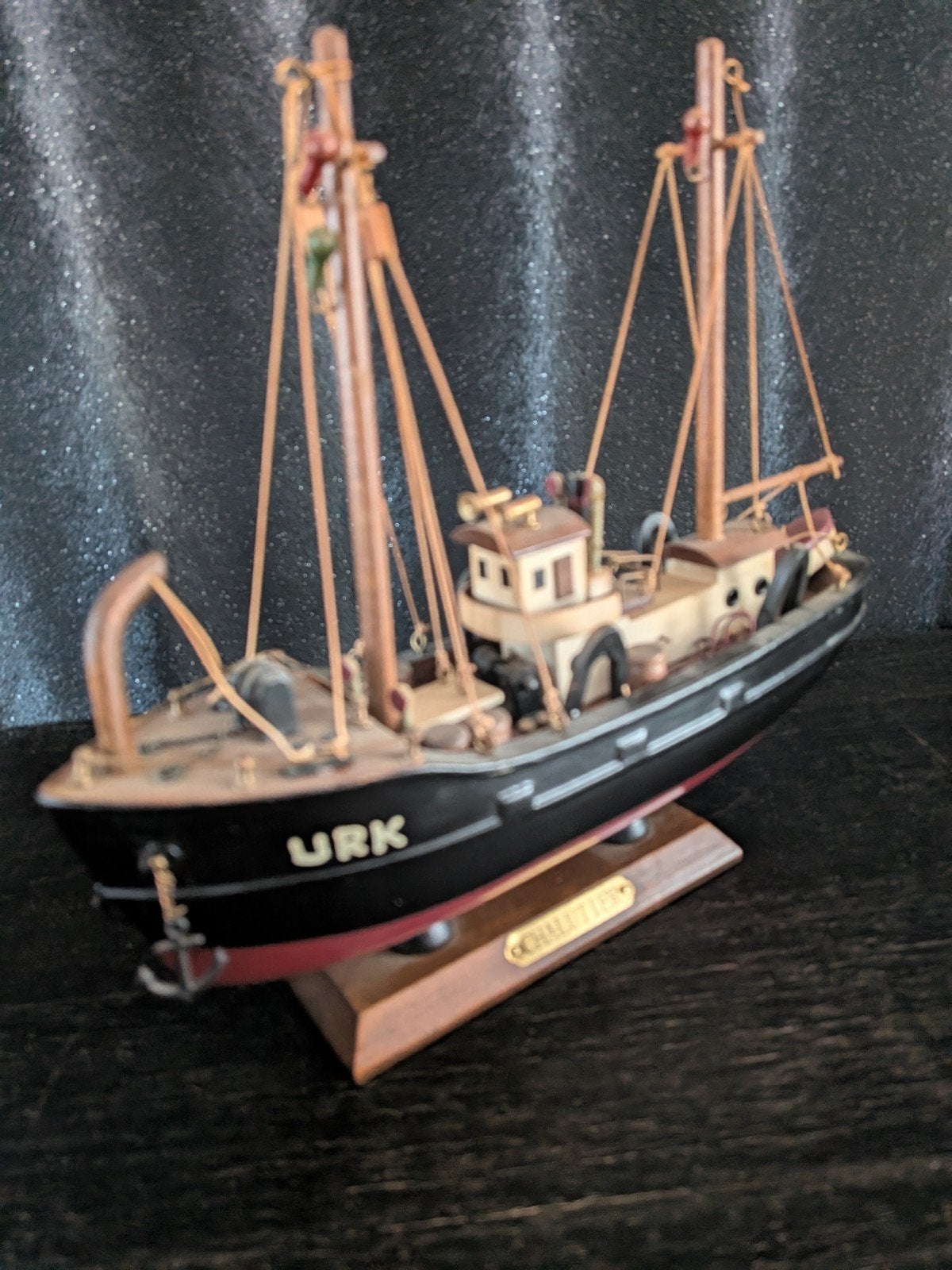 Schaal model boot chalutier Urk, Ophalen of Verzenden, Gebruikt