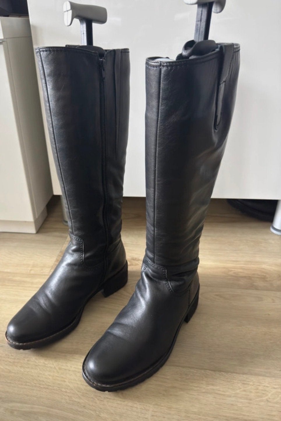 Gabor comfort-G leren hoge laarzen, maat 39, Kleding | Dames, Schoenen, Hoge laarzen, Zwart, Ophalen of Verzenden, Gedragen