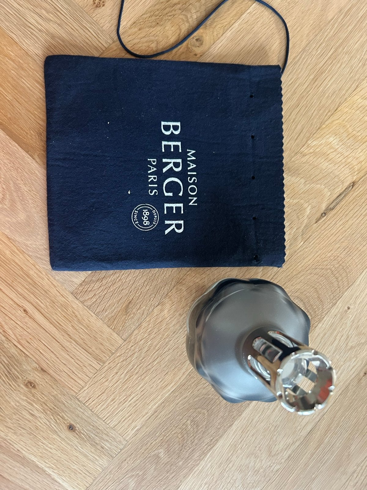 Maison Berger Paris Lampe Berger - Grijs Glas, Ophalen, Zo goed als nieuw, Modern, Glas