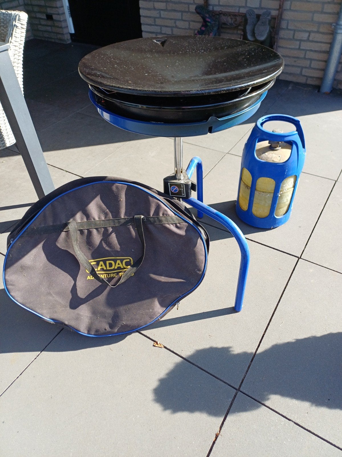 Cadac Skottelbraai met paella pan en BBQ rooster, Tuin en Terras, Gasbarbecues, Ophalen, Gebruikt, Cadac