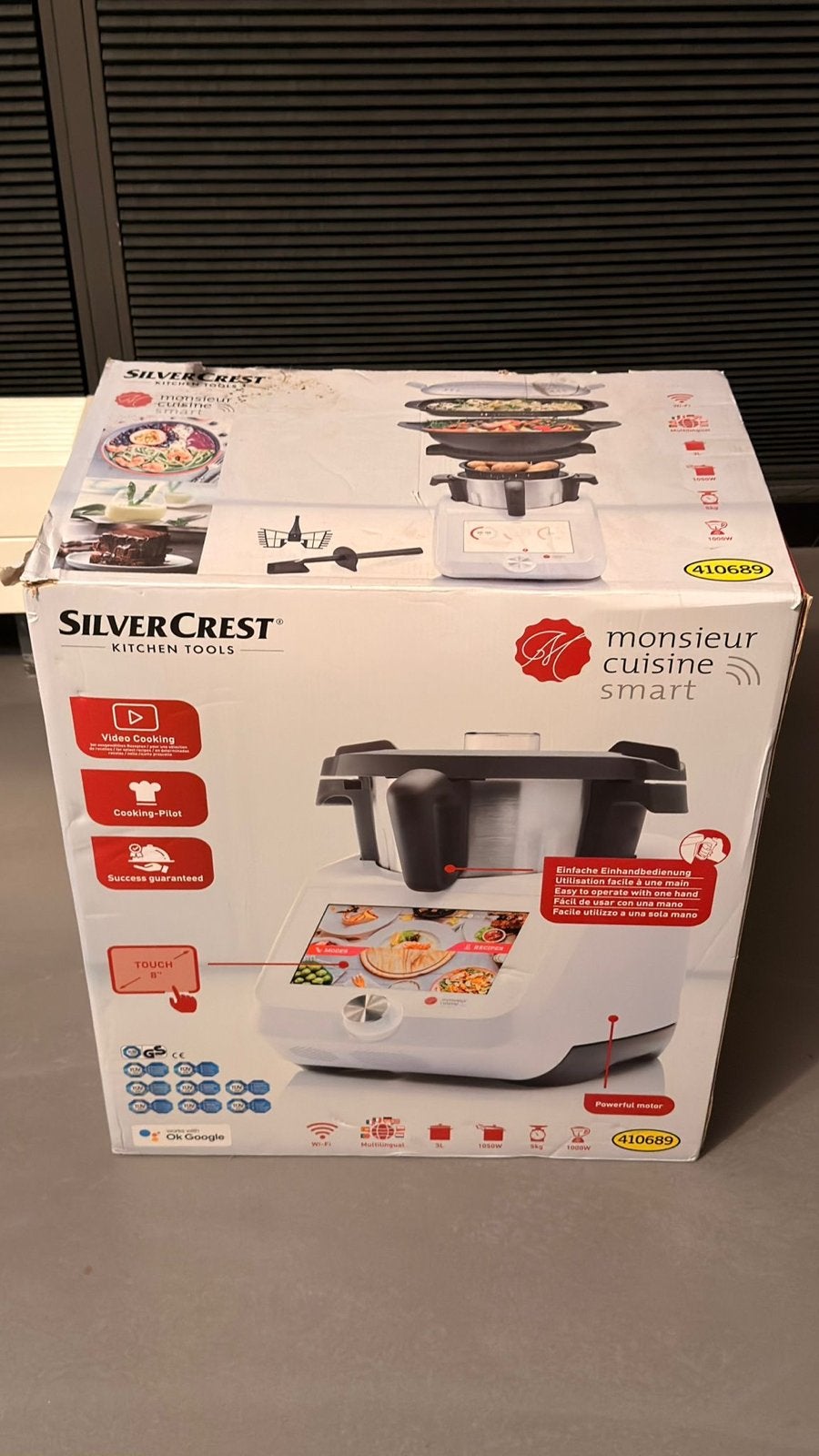 Silvercrest Monsieur Cuisine Smart - Nieuw in doos, Witgoed en Apparatuur, Keukenmixers, 4 liter of meer, Nieuw, 3 snelheden of meer