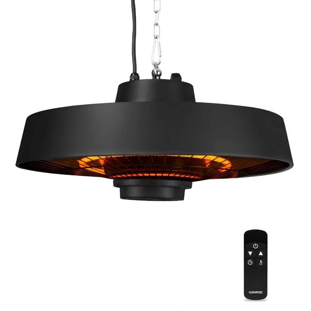 VONROC Patio Heater Vulcano 2000W – Hangend, Tuin en Terras, Terrasverwarmers, Ophalen, Nieuw, Elektrisch, Plafond