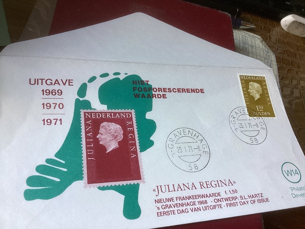 No4477 Philato W14 Heb ook Nederland jaargangen fdc 1963 tm, Ophalen of Verzenden, Onbeschreven, Nederland