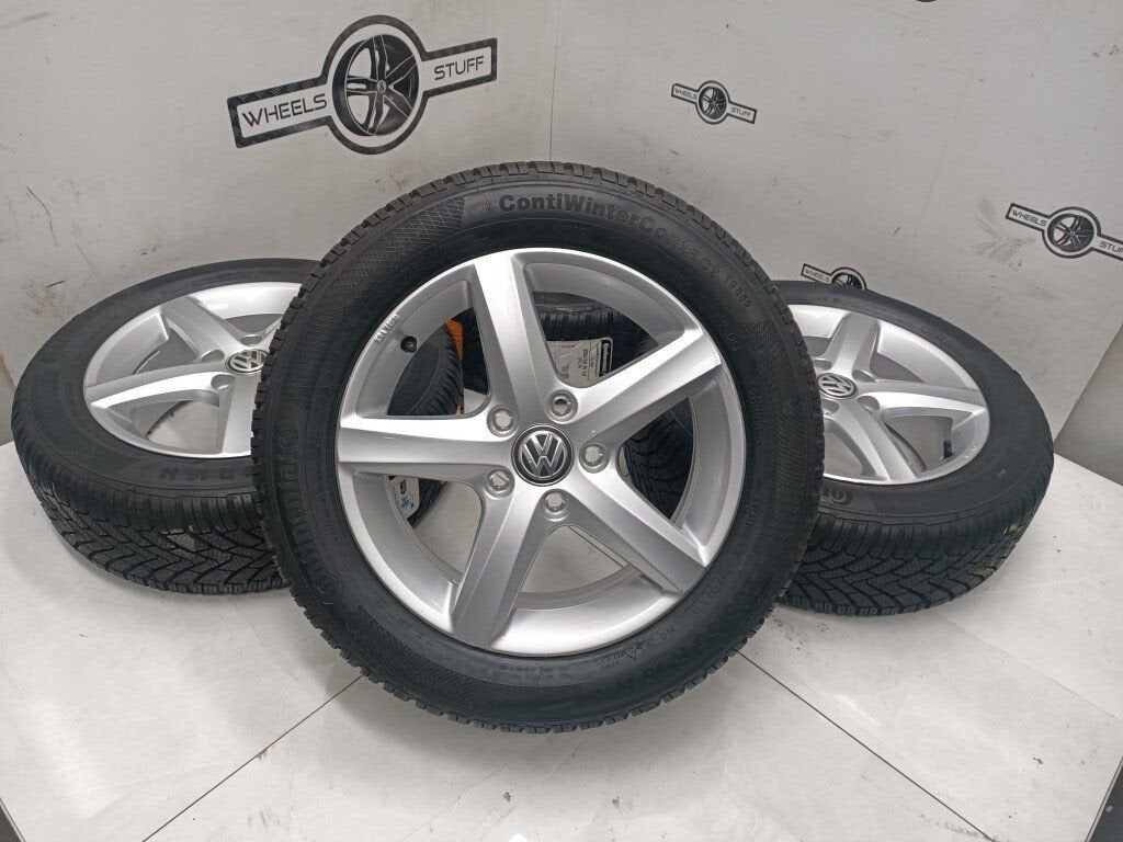VW Golf lichtmetaal velgen 16"inch winterbanden 5x112, Ophalen, Nieuw, 16 inch, Banden en Velgen