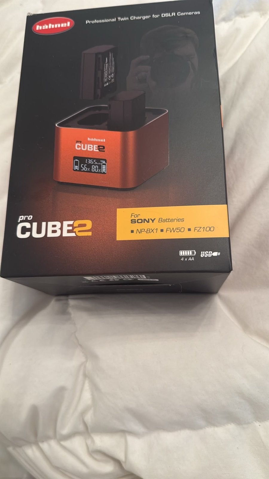 Hähnel ProCube2 Twin Lader voor Sony Camera Batterijen, Acculader, Nieuw, Ophalen of Verzenden, Geschikt voor twee batterijen