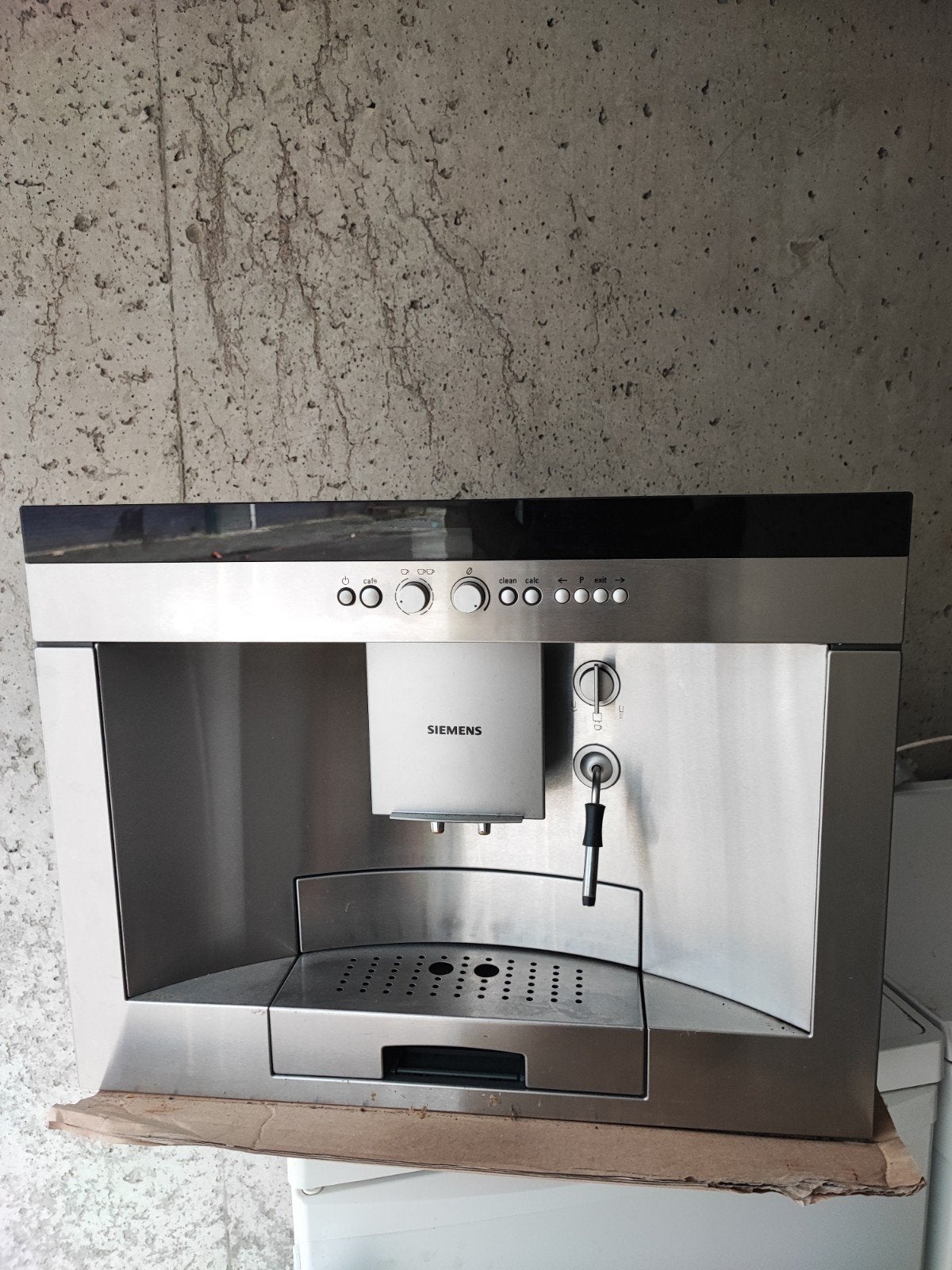 Siemens inbouw koffiemachine - TK68E571/04, Ophalen, Gebruikt