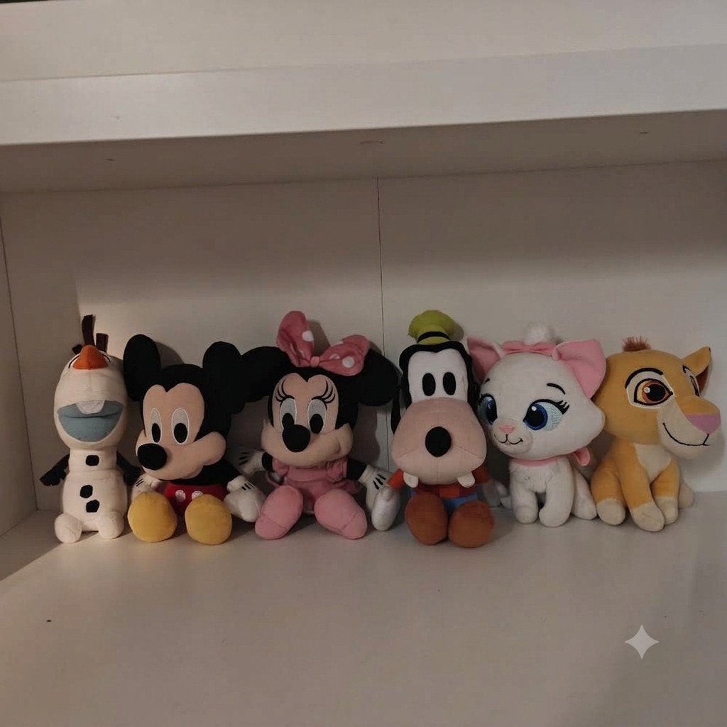 Disney Knuffels: Mickey, Minnie, Goofy, Olaf, Marie, Simba, Ophalen, Disney, Disney, Overige typen