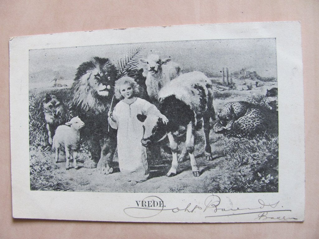 kinderkaart Vrede 1902, Ophalen of Verzenden, Voor 1920, Gelopen, Kinderen