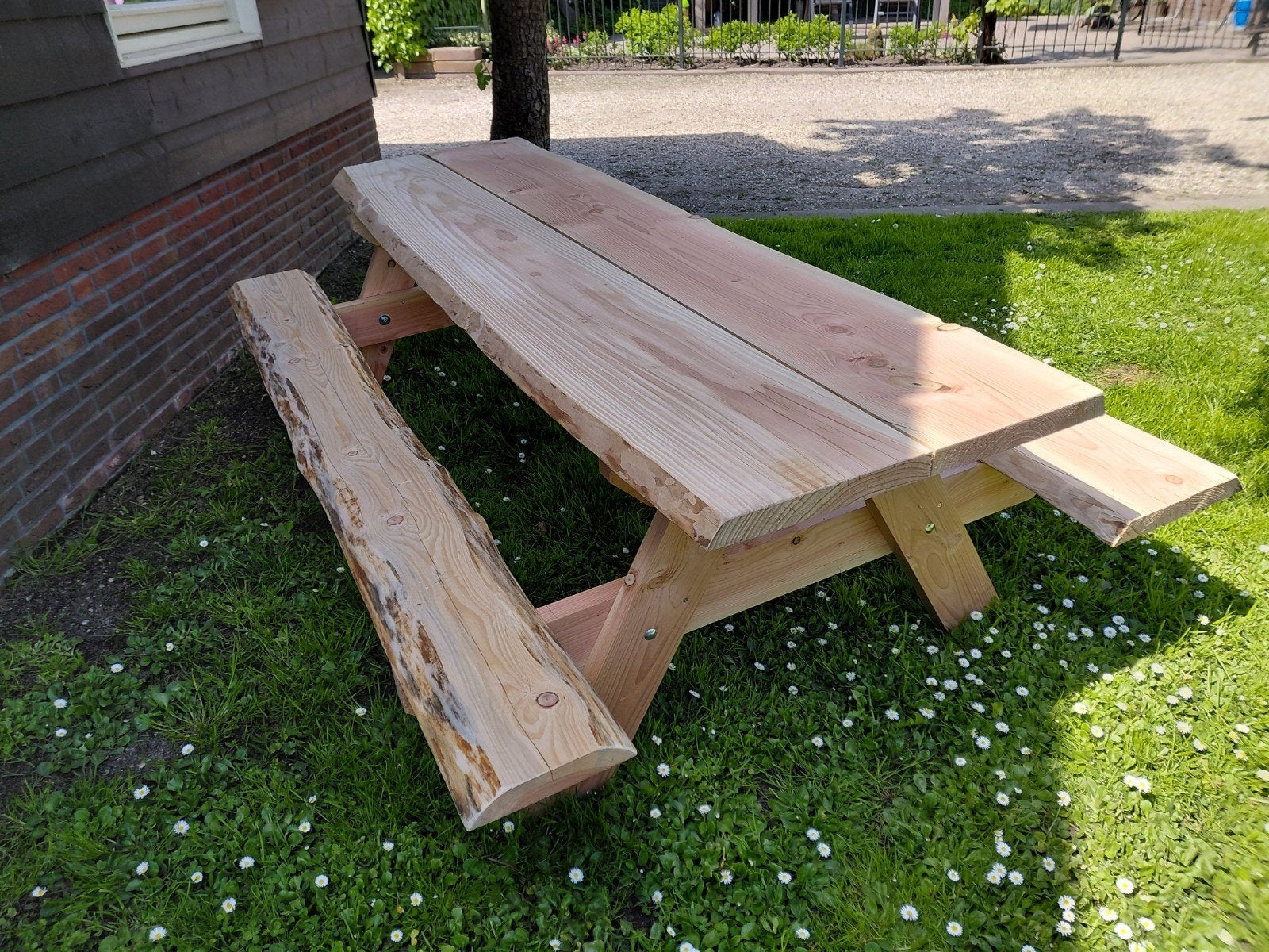 Picknick tafel, Tuin en Terras, Nieuw, 4145NN, Info@verhoefhaardhout.nl, Rechthoekig