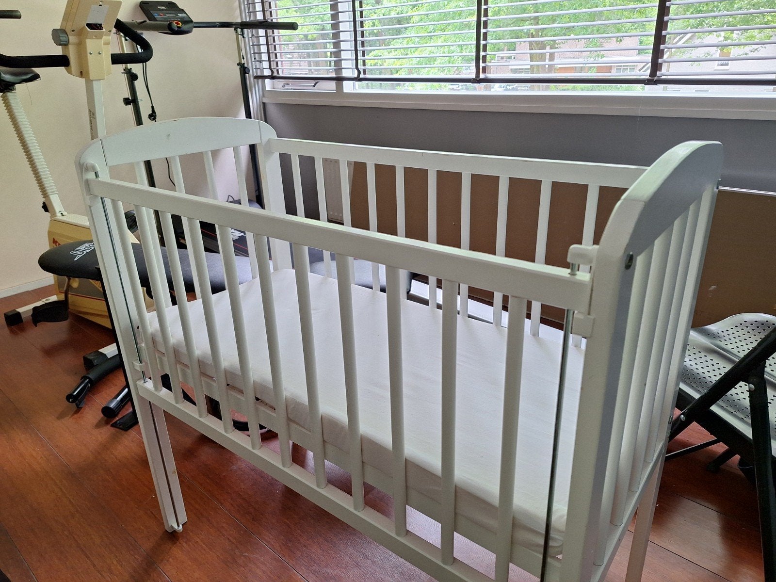 witte co-sleeper, Kinderen en Baby's, Ophalen, Gebruikt, Wieg