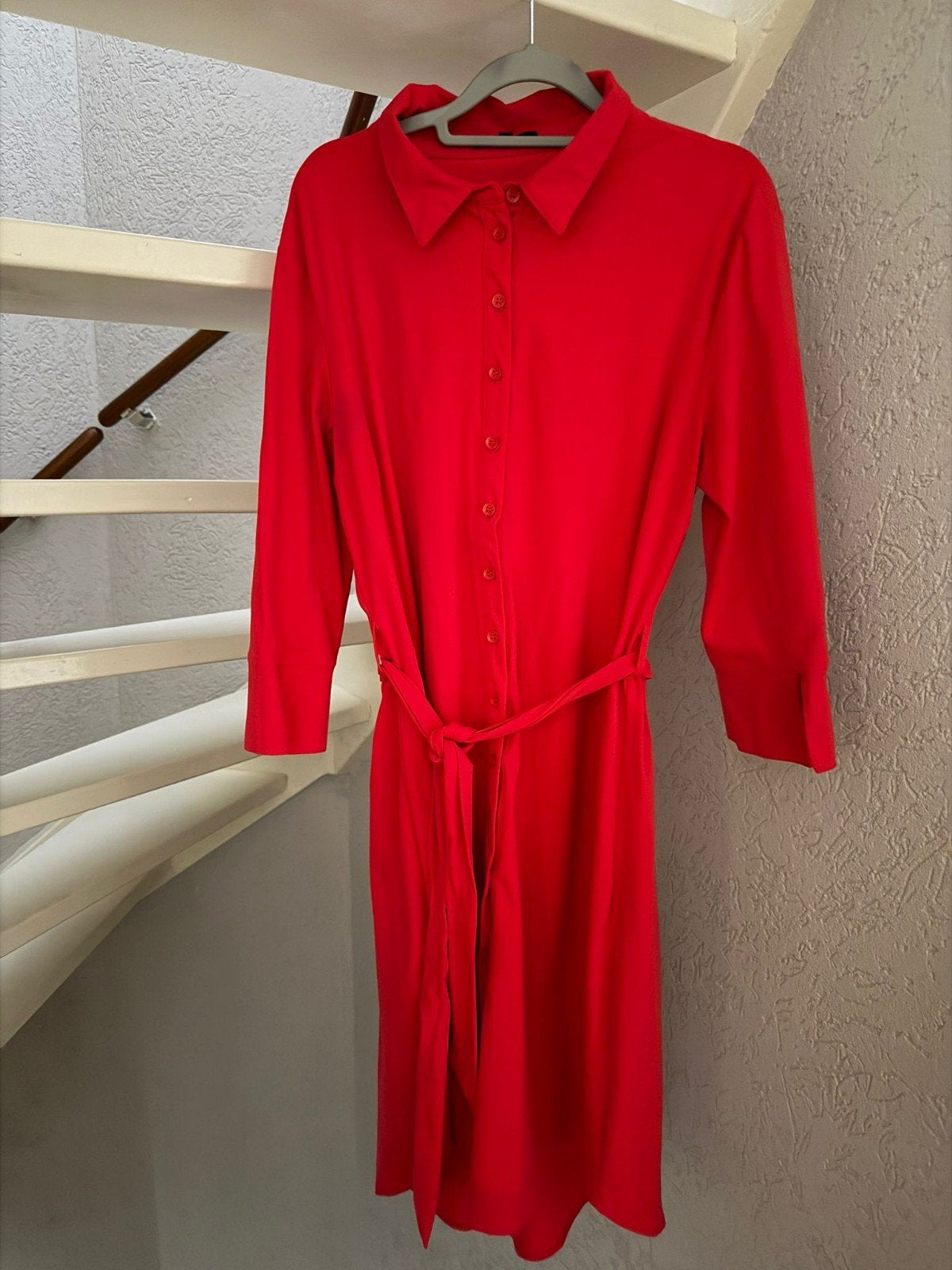 Mi Piace jurk, Kleding | Dames, Jurken, Maat 46/48 (XL) of groter, Nieuw, Ophalen of Verzenden, Rood
