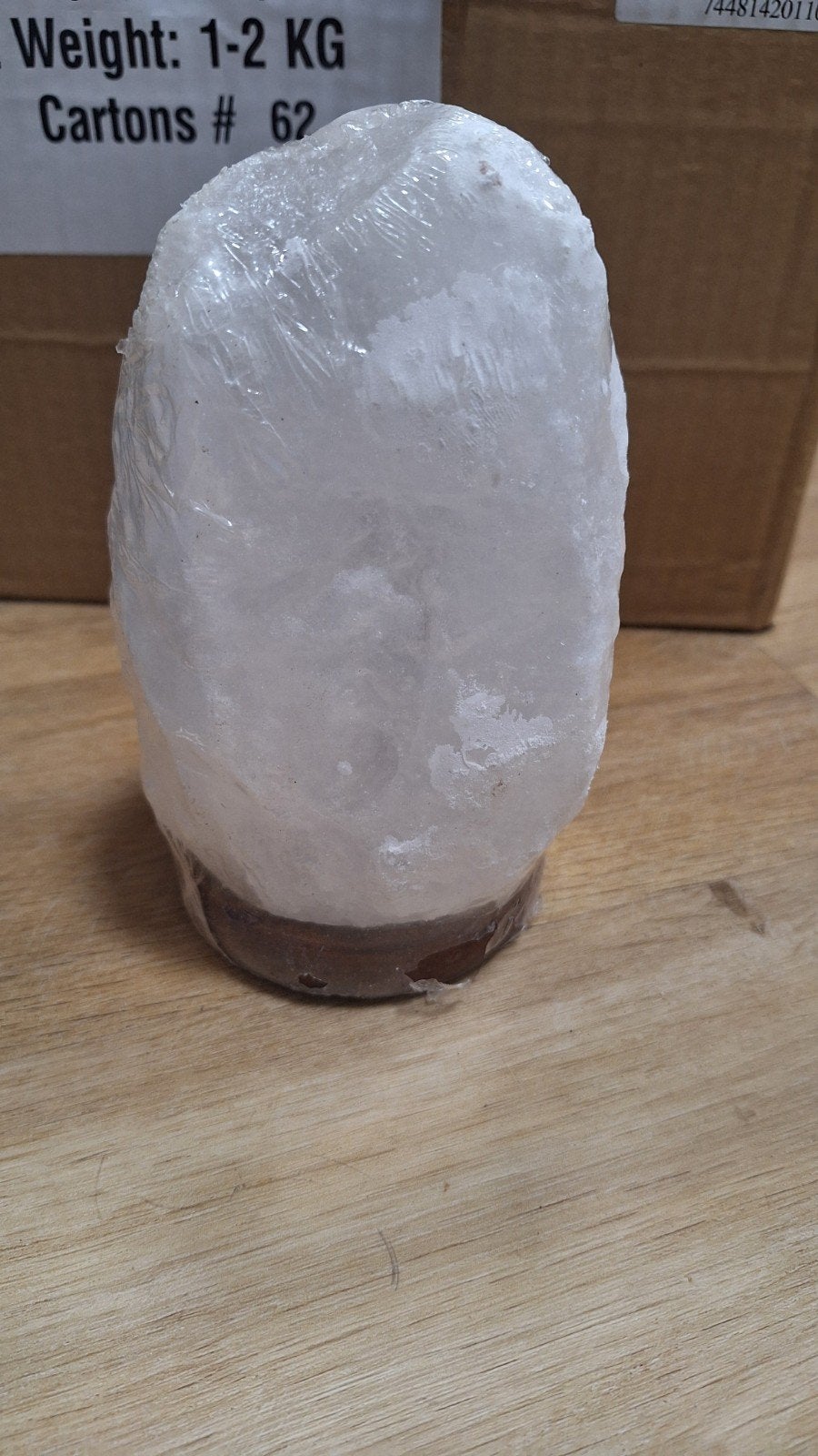 Himalaya Zoutlamp Wit - 1-2 KG - Nieuw in doos 8 stuks., Ophalen