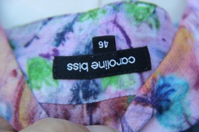 Jurk roze/ groen Caroline Biss mt 46 Maxi Dress Vaste AANB, Maat 46/48 (XL) of groter, Ophalen of Verzenden, Zo goed als nieuw