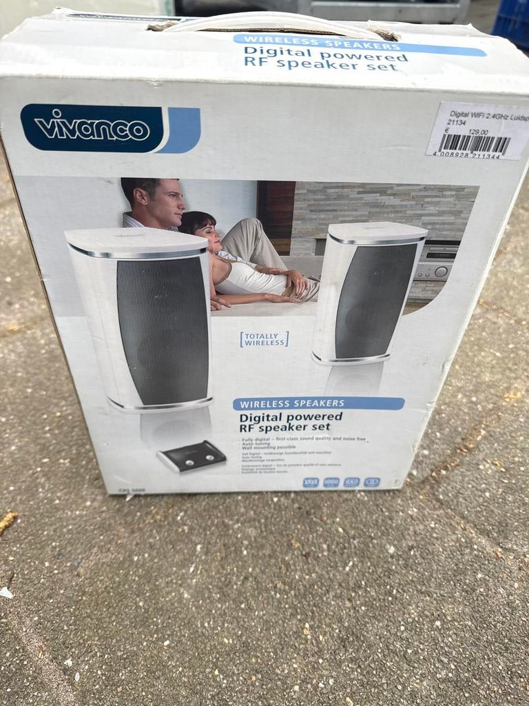 Vivanco draadloze RF luidsprekerset, Overige merken, Nieuw, Ophalen of Verzenden, Minder dan 60 watt