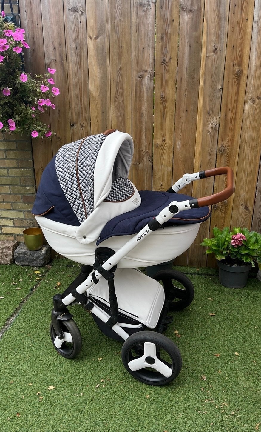 Complete kinderwagen set Anex M/Type 3-in-1, Luchtbanden, Zo goed als nieuw, Combiwagen, Ophalen