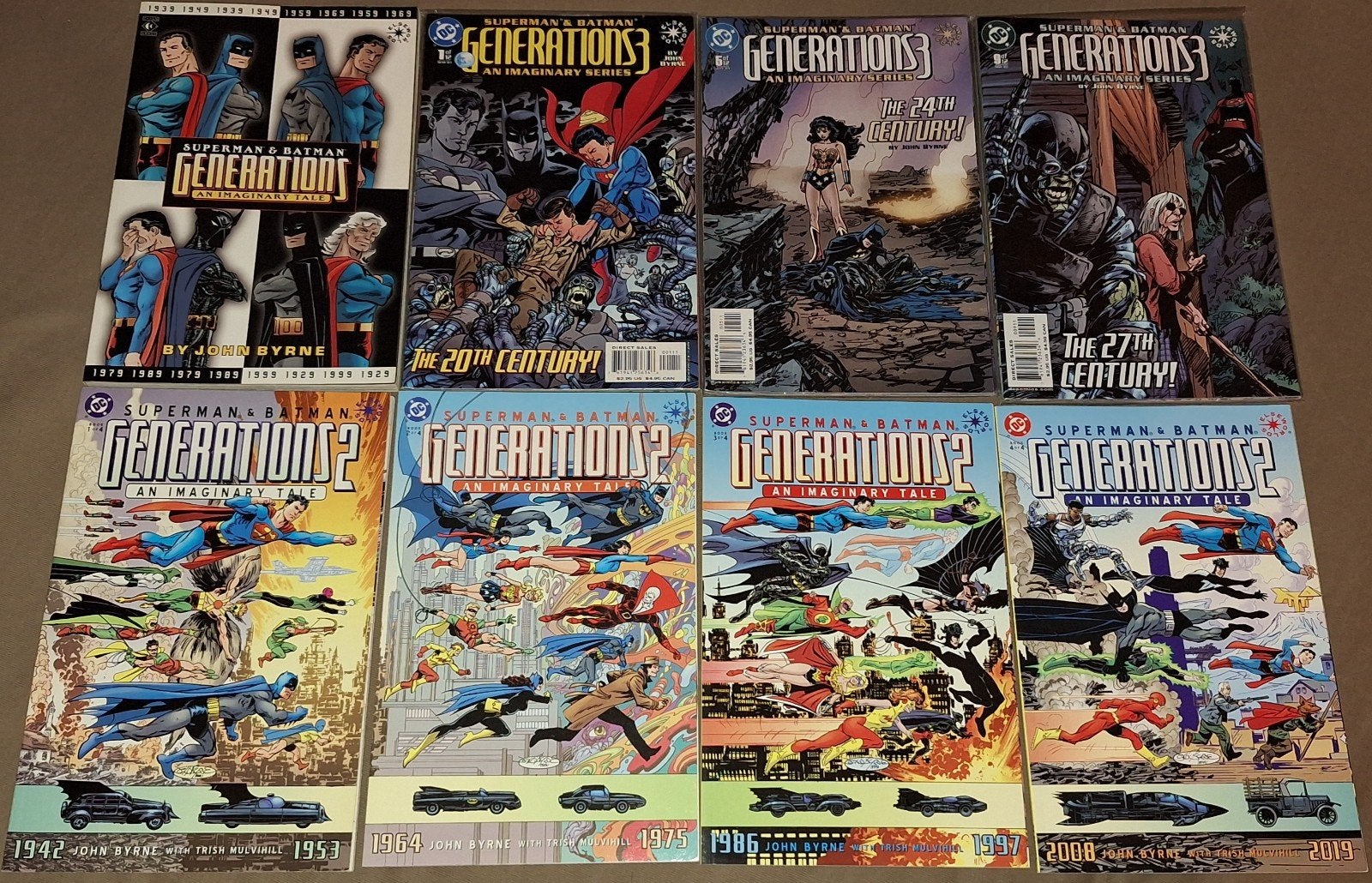 Superman & Batman   Generations  1   2   en  3 • Compleet  !, Complete serie of reeks, Verzenden, Zo goed als nieuw, Amerika